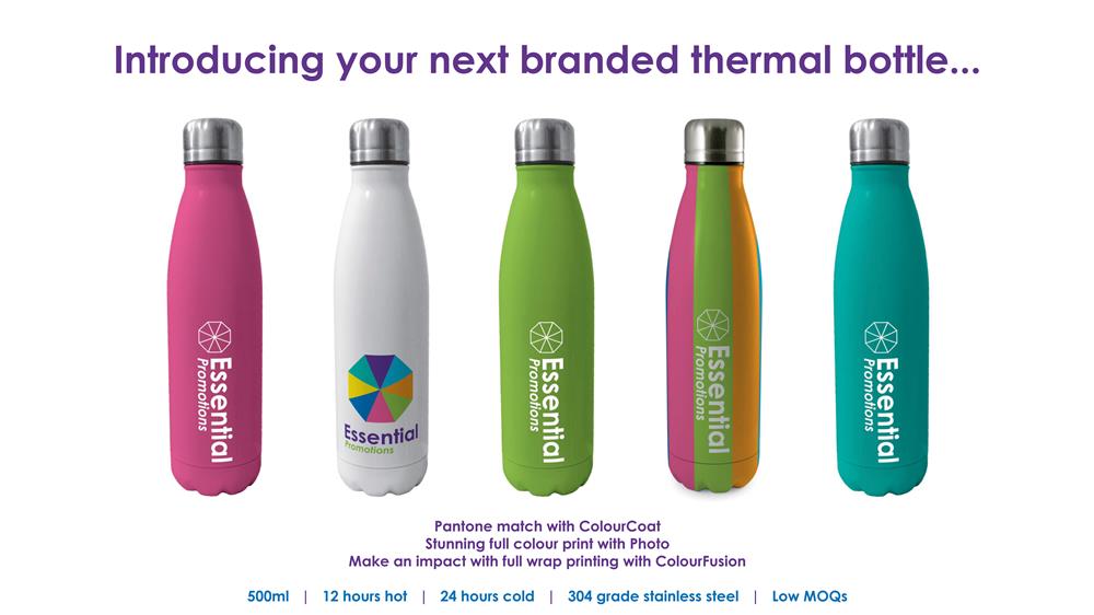 Pantone matched full colour thermal bottles